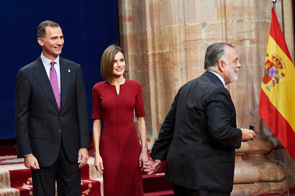 Queen Letizia & King Felipe at Princess of Asturias Awards 2015