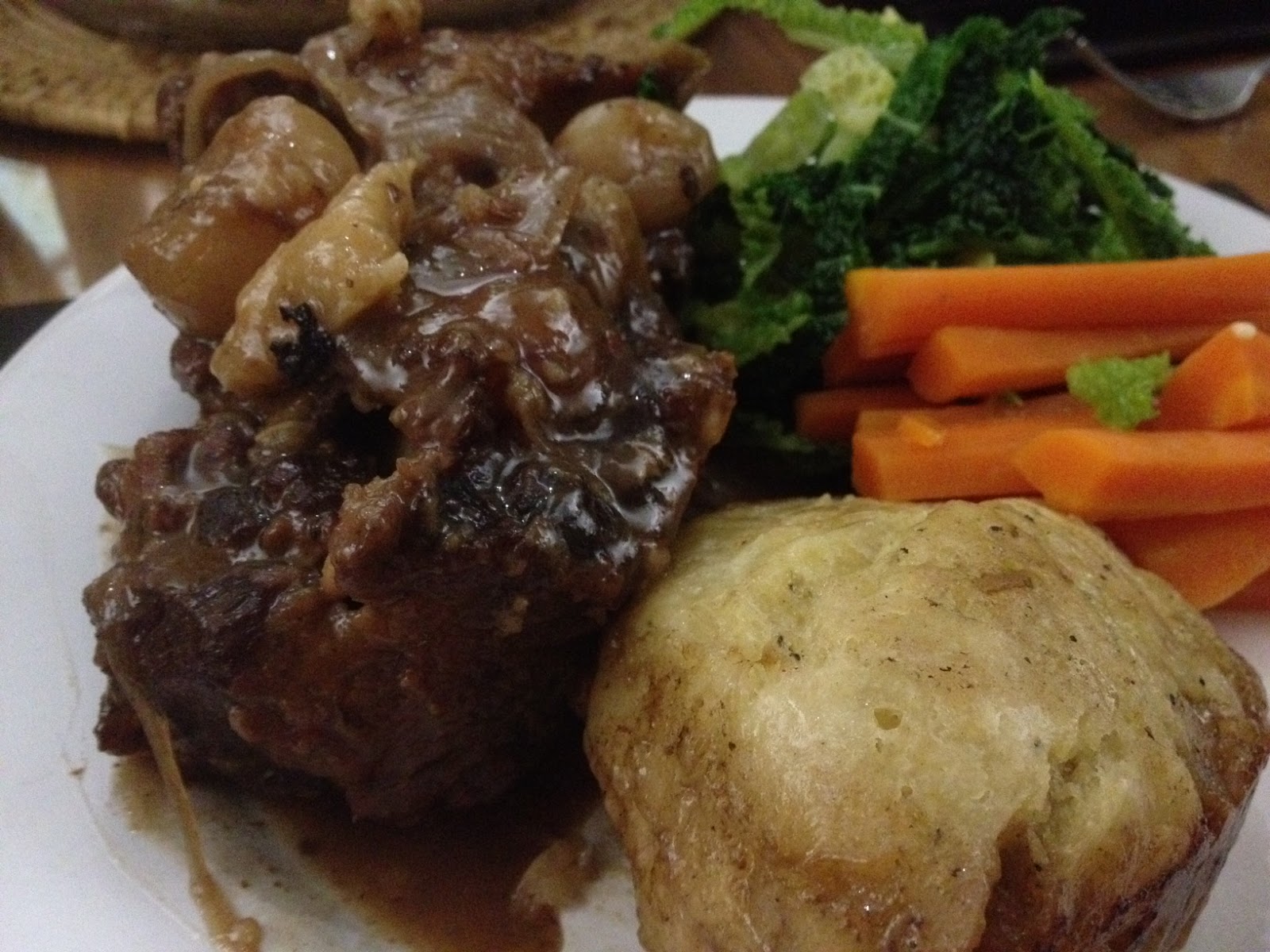 ONE MAN AND HIS HOB OXTAIL STEW WITH STILTON DUMPLINGS