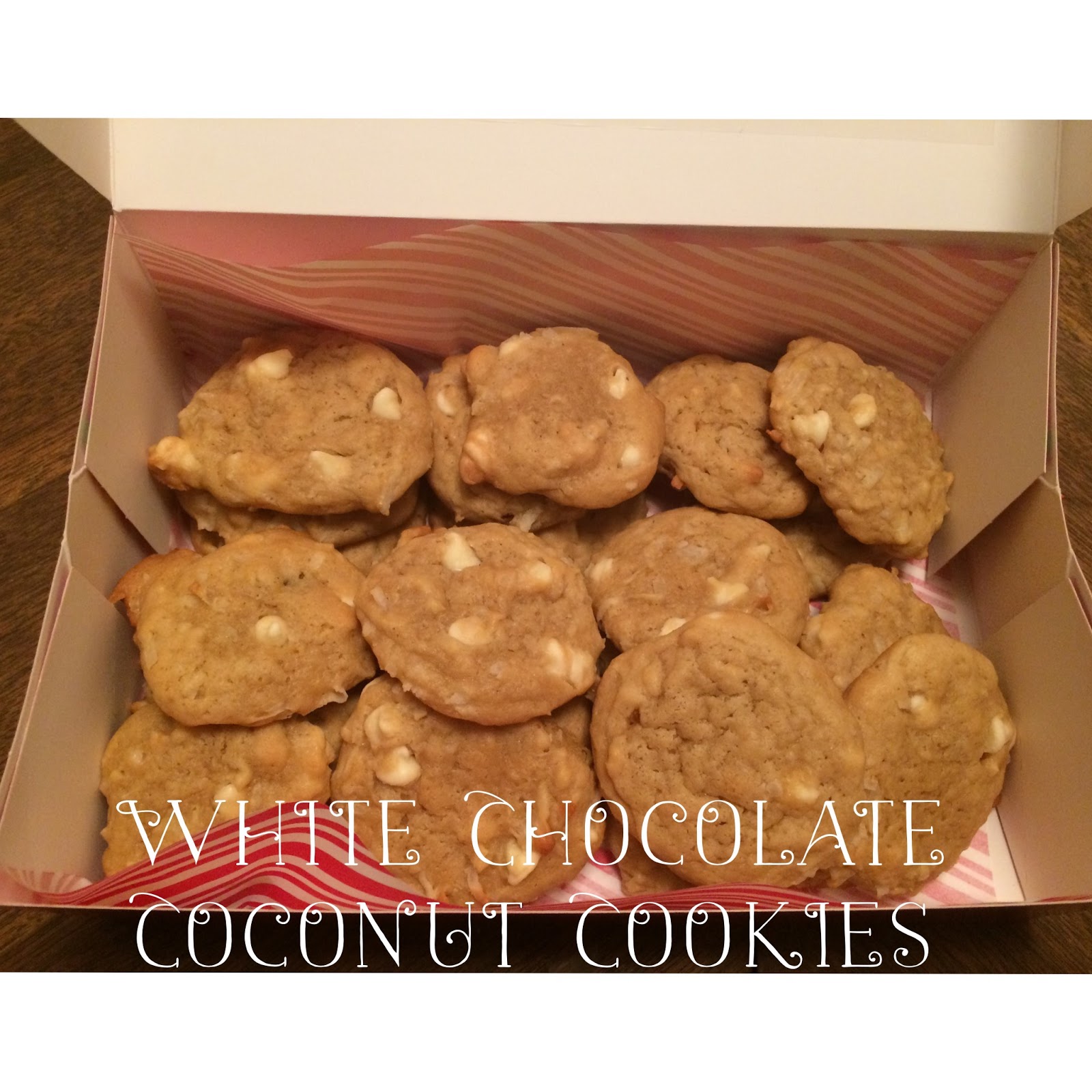 Dolce Bella Baker White Chocolate Coconut Cookies