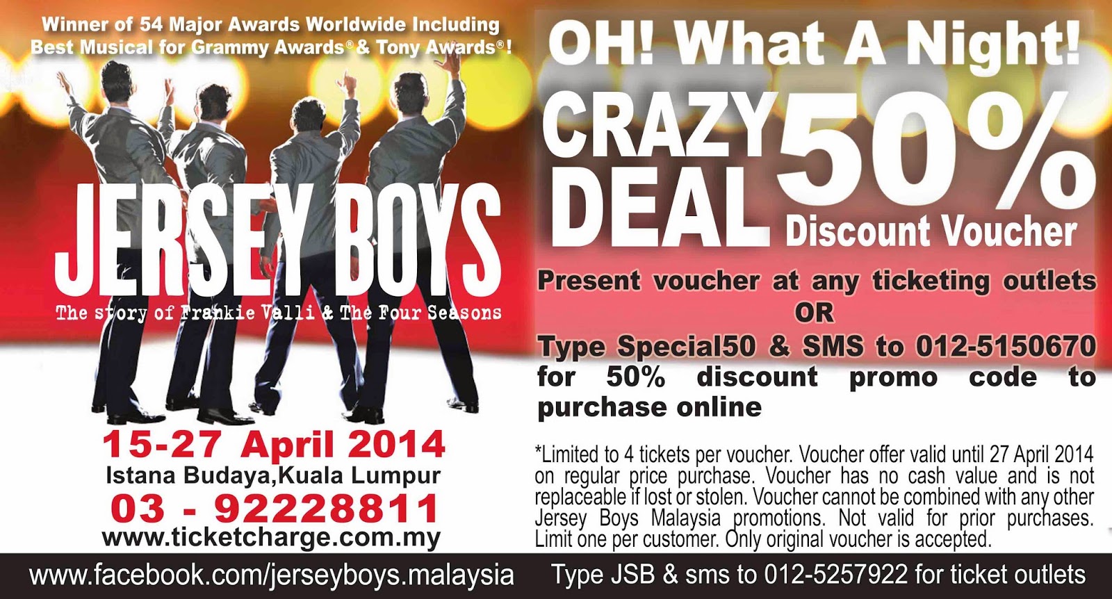 jersey boys discount