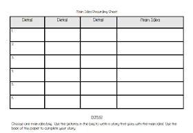Jennifer's Teaching Tools: Main Idea