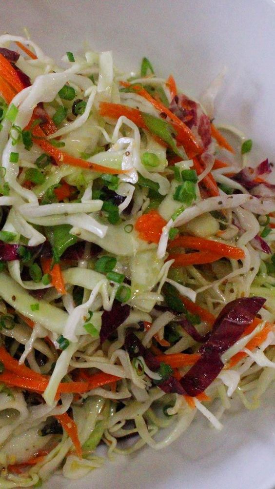 Vinegar Based Coleslaw Recipe Sample Menus Diet