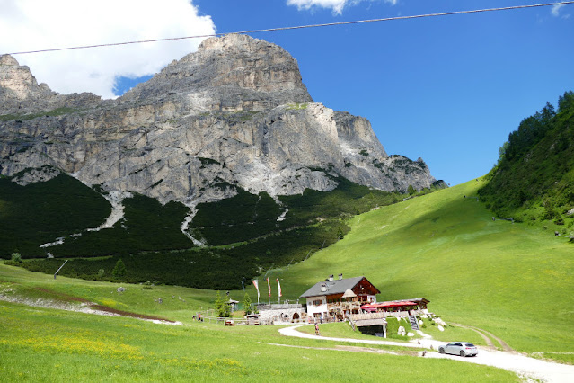 colfosco rifugio jimmy edelweiss sentiero panoramico