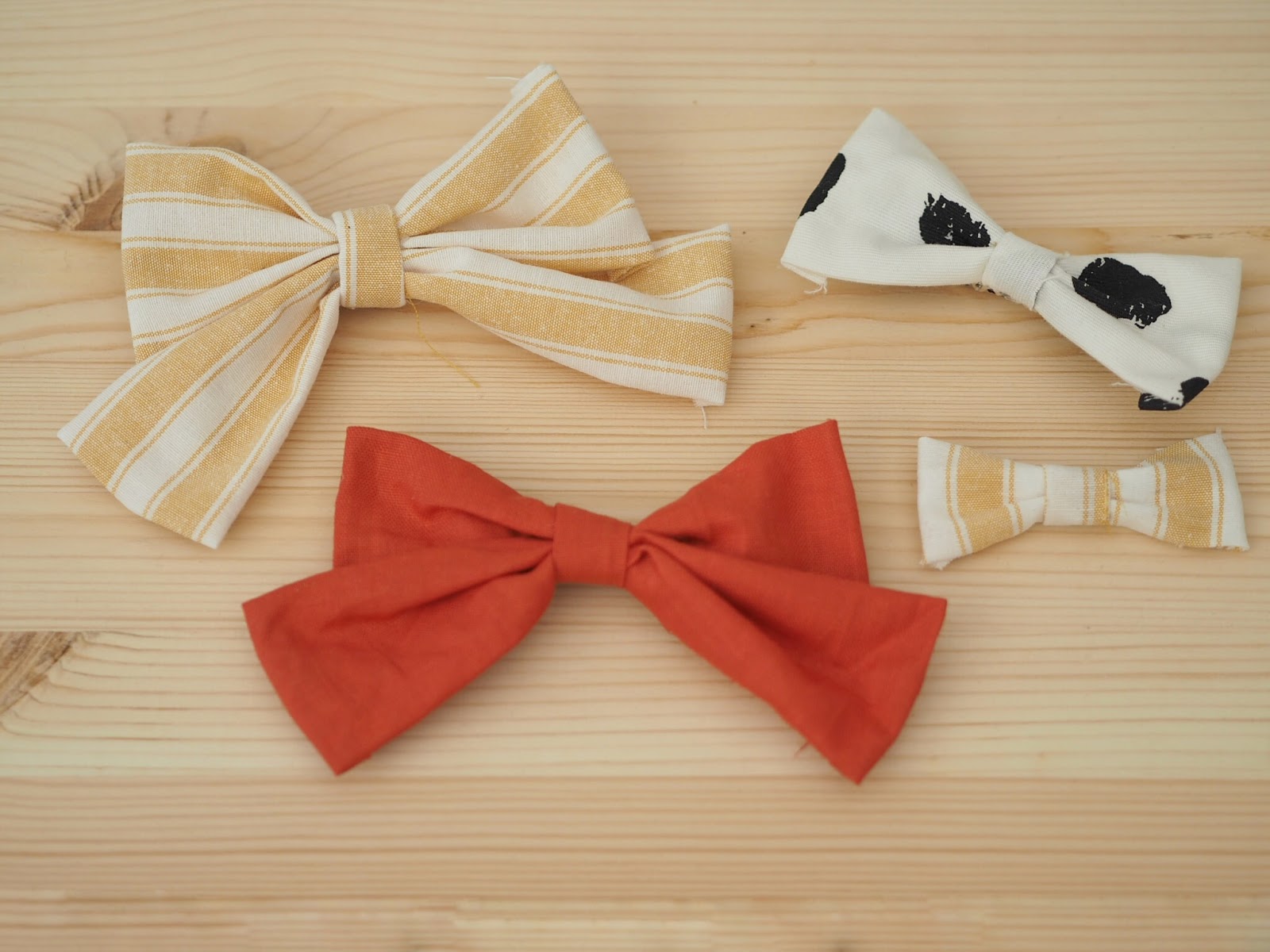 A girl and a glue gun: thin ribbon bows