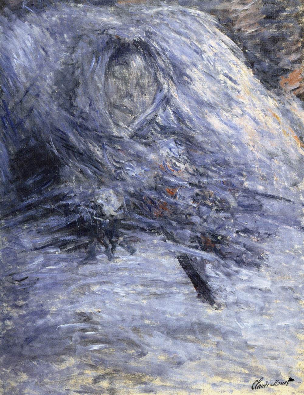 Camille Monet en su lecho de muerte
