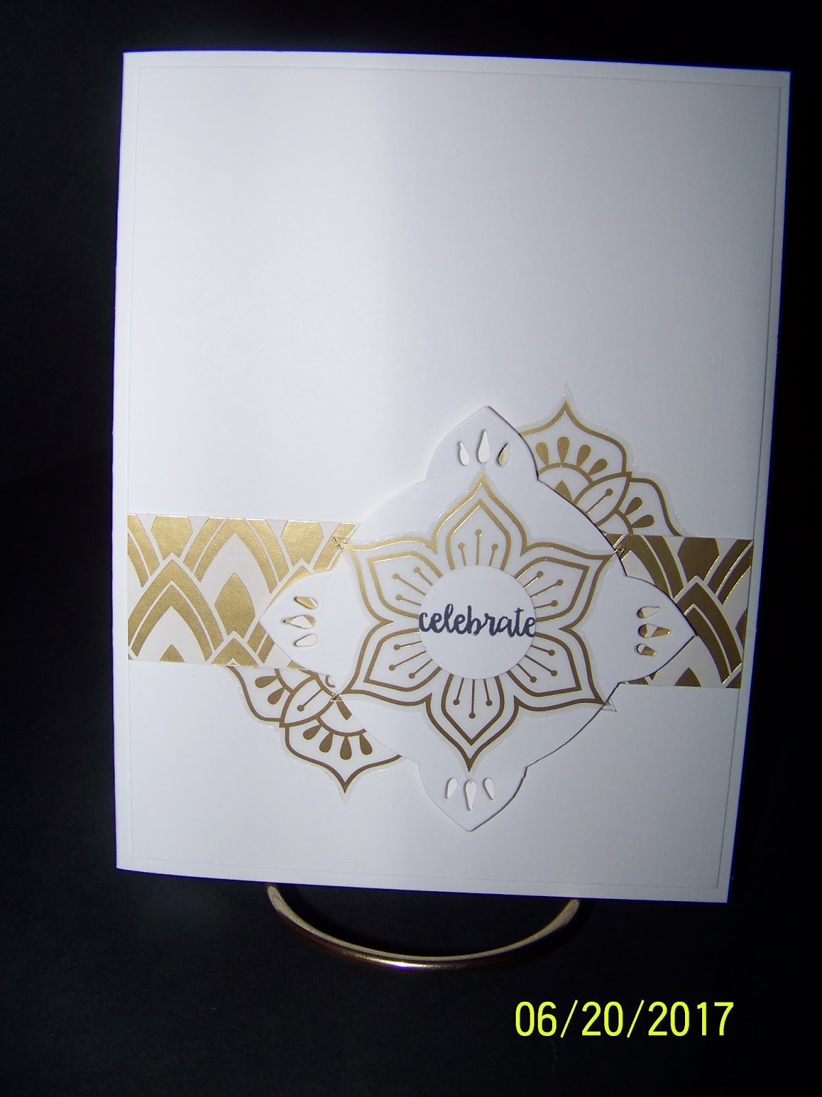 Lori's Stampin' Creations Eastern Gold Vinyl Stickers by StampinUP