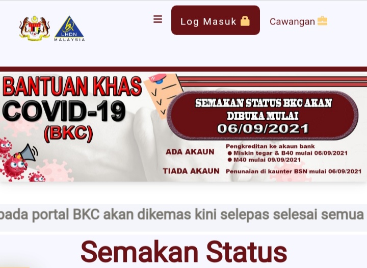 Lhdn bantuan khas covid