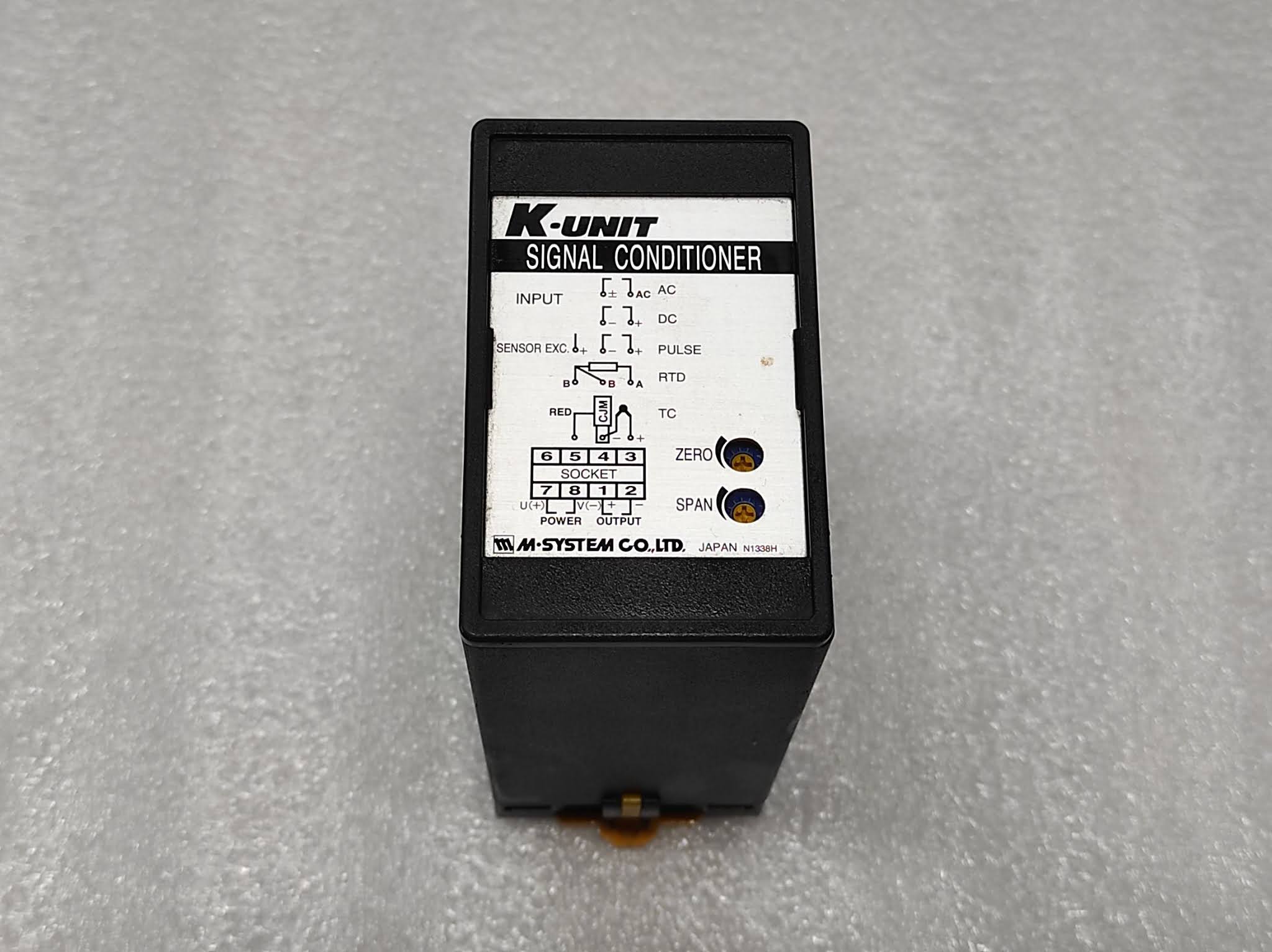 MSYSTEM KUNIT SIGNAL CONDITIONER KYSDDR SIGNAL TRANSMITTER 24V DC