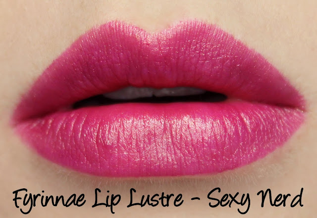 Fyrinnae Lip Lustre - Sexy Nerd Swatches & Review