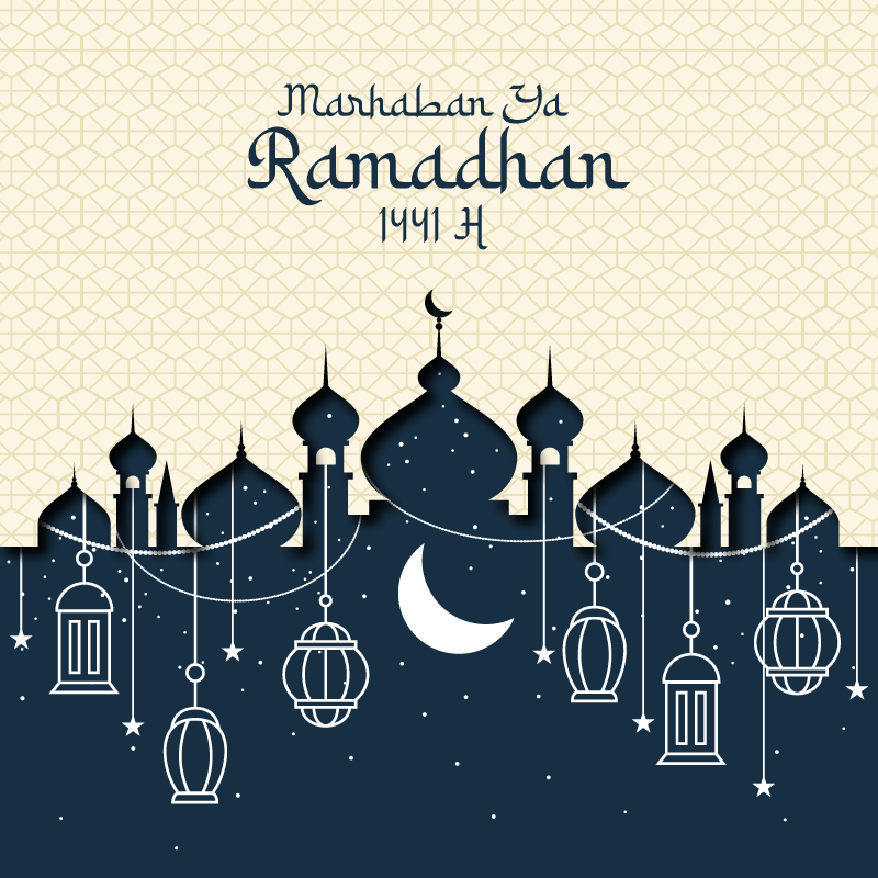 Marhaban Ya Ramadhan 1441 H : Kumpulan Gambar Desain