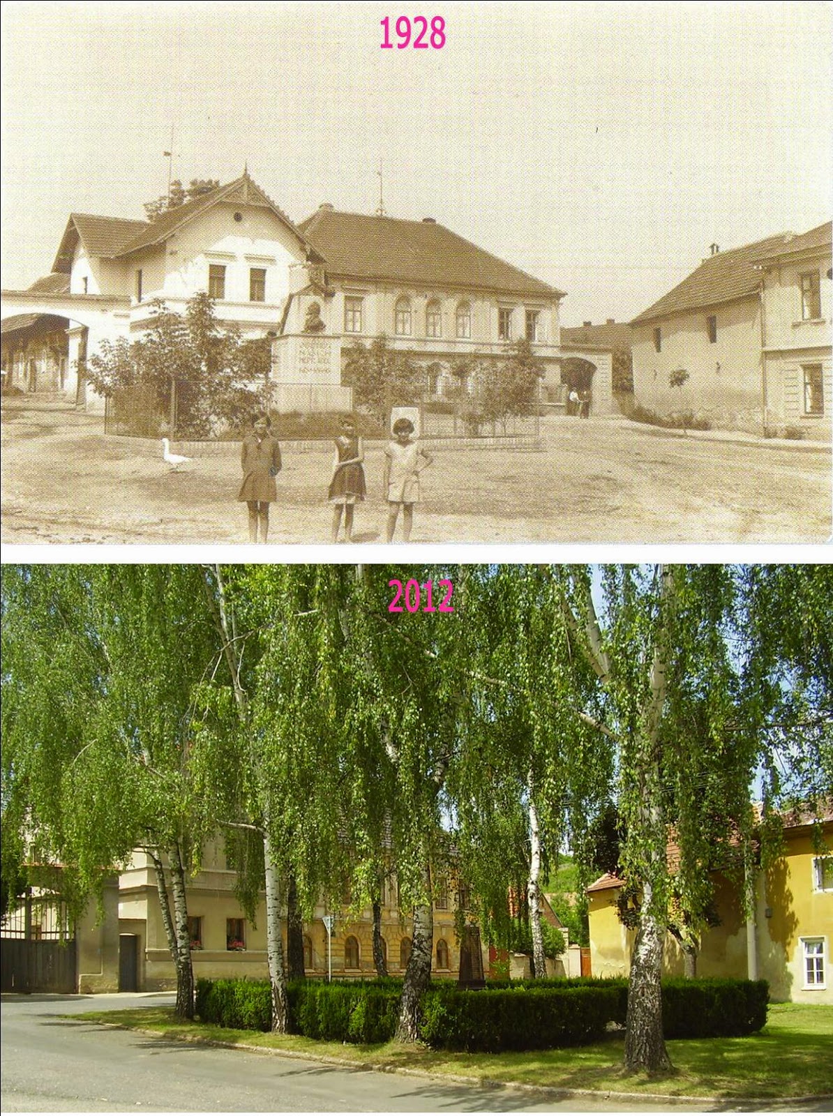 Přehled srovnávacích fotek LIBKOVICE POD ŘÍPEM (Ústecký kraj)