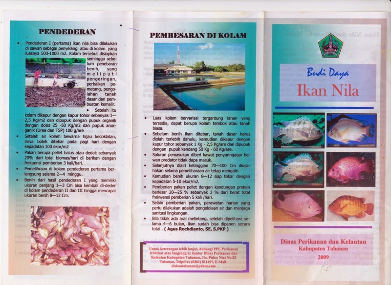 Jayalah Perikanan dan Kelautan Indonesia Brosur Budidaya