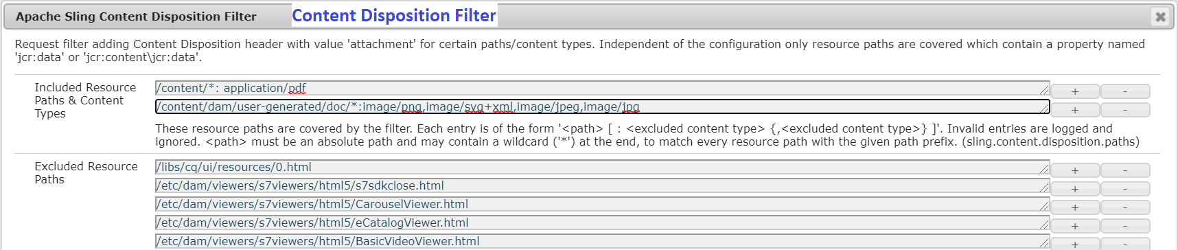 Adobe Experience Manager Tutorials: Content disposition configuration ...