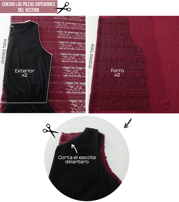 cortar-vestido-skater-de-encaje