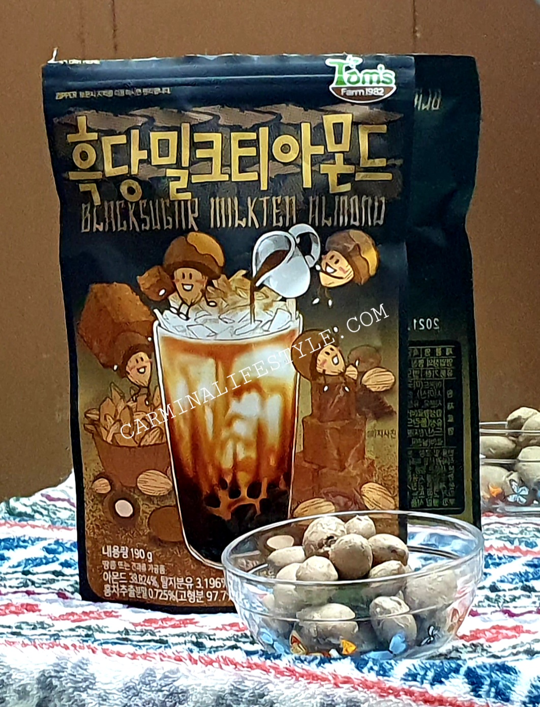 Tom's Farm Black Sugar Milk Tea Almond