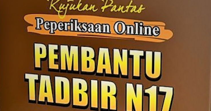 Contoh Soalan Peperiksaan Pembantu Tadbir N29 - Contoh 49