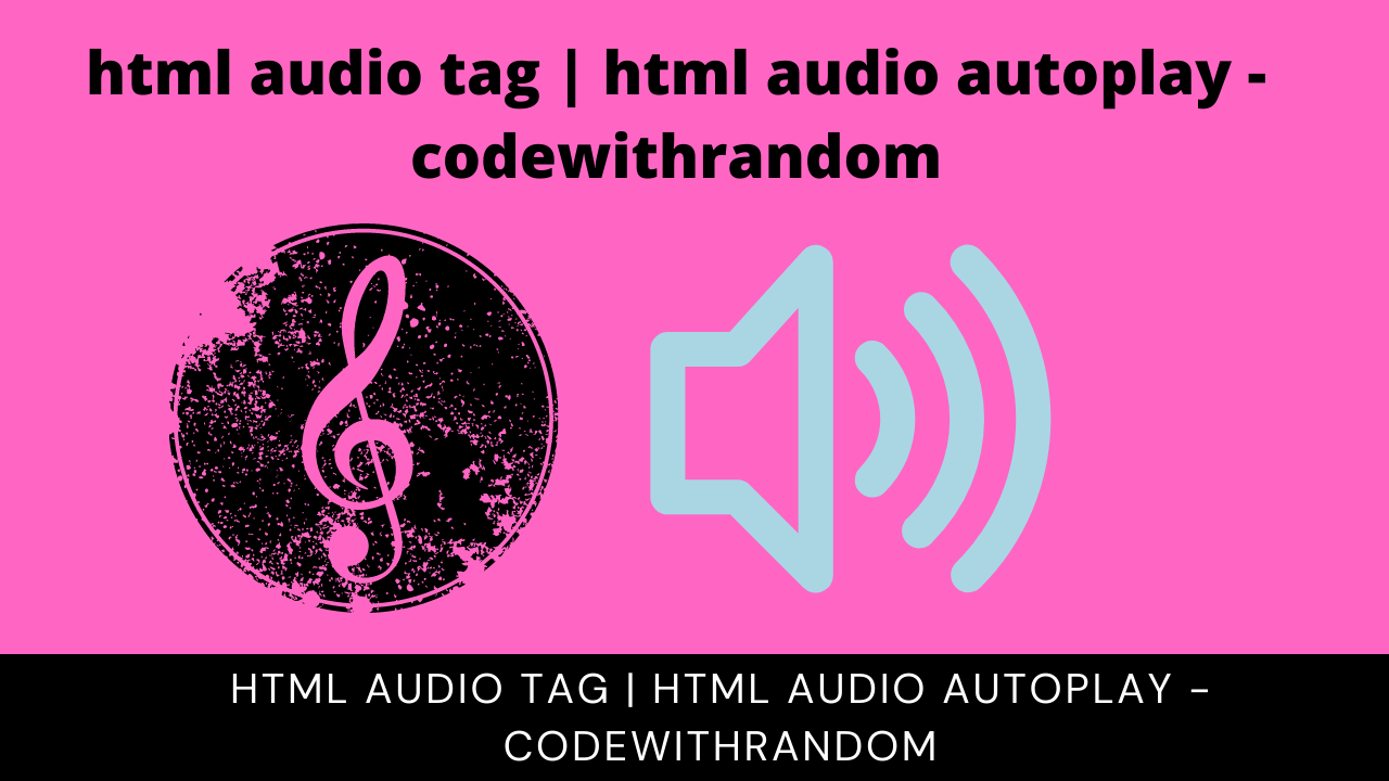 Audio html. Тег audio
