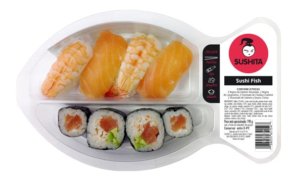 sushi packaging design