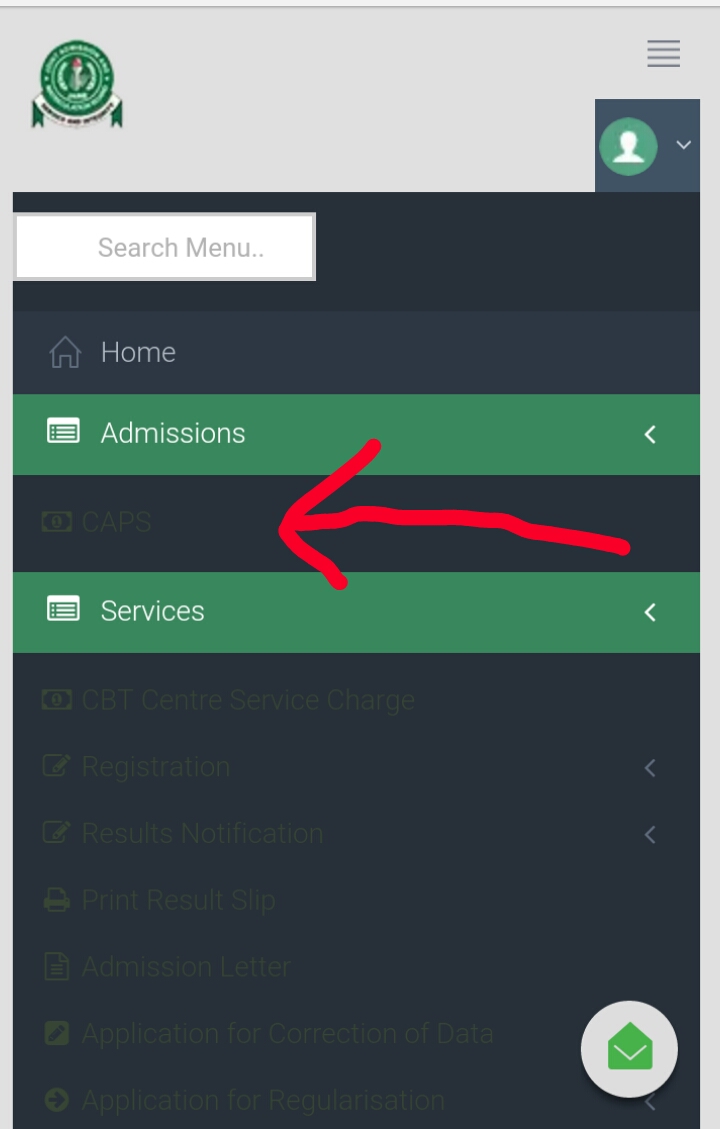 JAMBHow to check admission status on CAPS through your