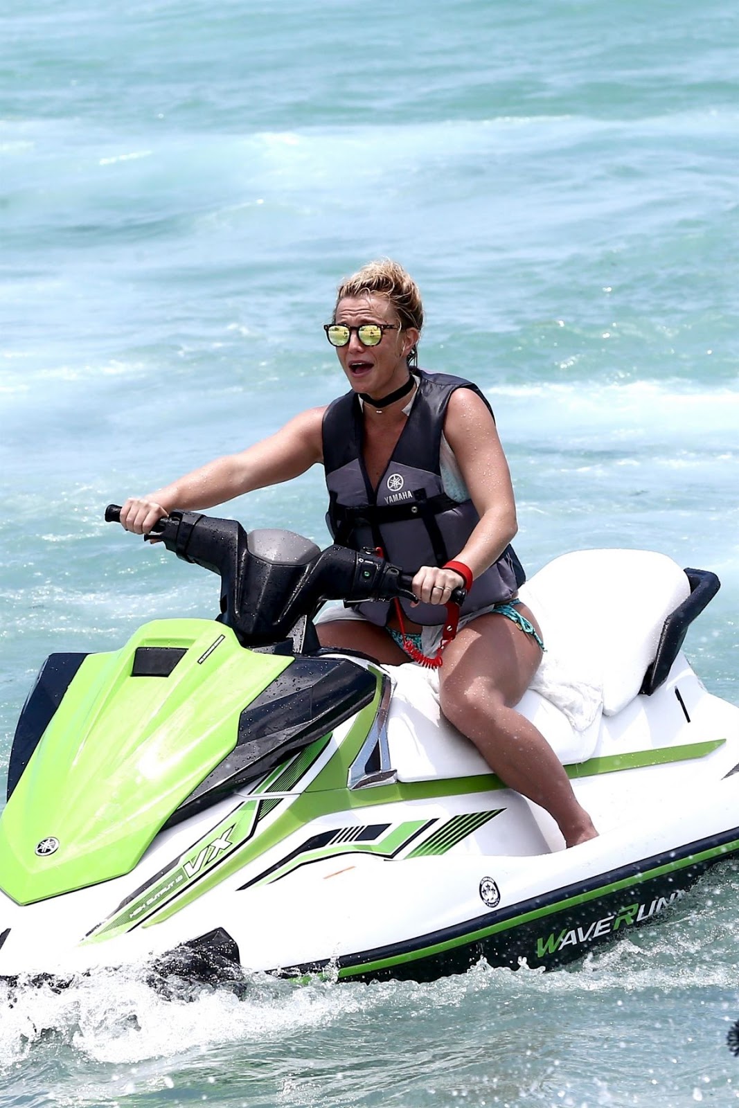 Britney Spears Riding a Jetski in Miami, 06.06.2018