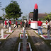Hormati Jasa Pahlawan, Koramil 0824/25 Jenggawah Karya Bakti TNI Bersihkan TMP