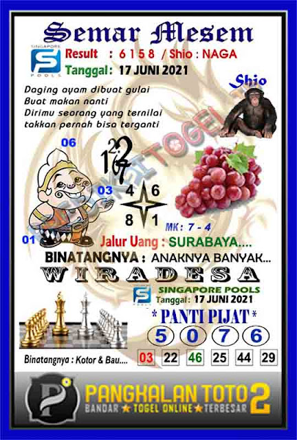 Prediksi Syair Sgp 17 Juni 2021 Syair Togel Sgp Pangkalantoto
