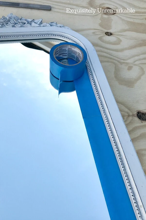 How To Paint A Plastic Mirror Frame To Look Like Wood Exquisitely