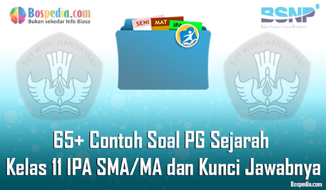 65+ Contoh Soal PG Sejarah Kelas 11 IPA SMA/MA dan Kunci Jawabnya Terbaru