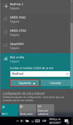 ocultar red wifi huawei HG658d