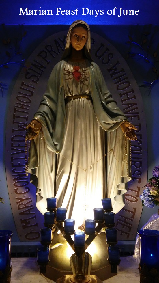"Beads of Joy" by RosaryManJim Marian Feast Days of June