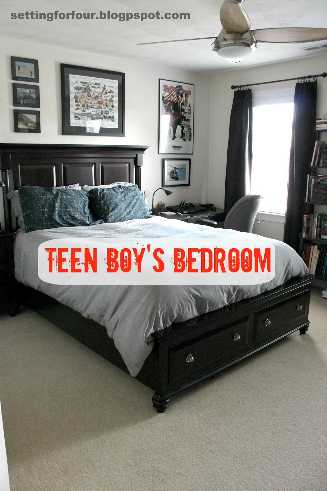 teenage boy bedroom