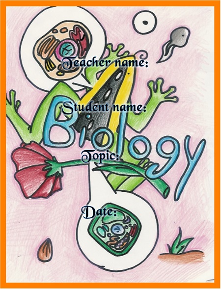 Caratulas para trabajos: Biology portada en inglés