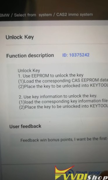 xhorse vvdi key tool plus unlock bmw cas2 remote 4