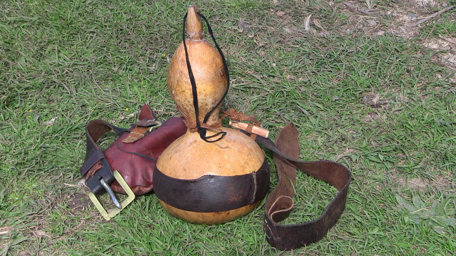 A Woodsrunner's Diary My Finished Bottle Gourd Water Bottle.