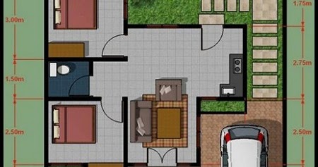 Sketsa Rumah Minimalis Modern Type 36