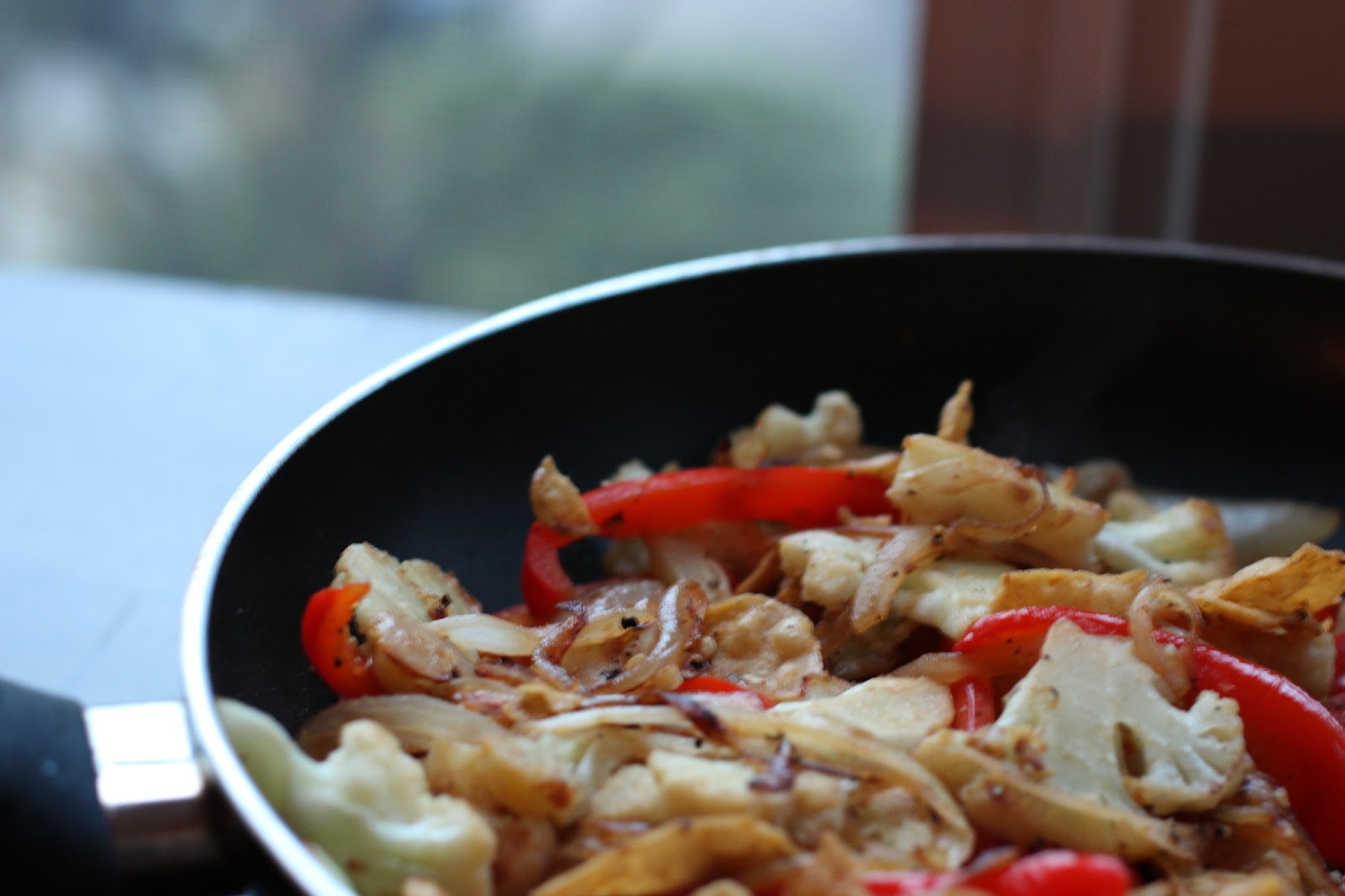 An Open Cookbook Cheesy Eggs with Tortilla Chips