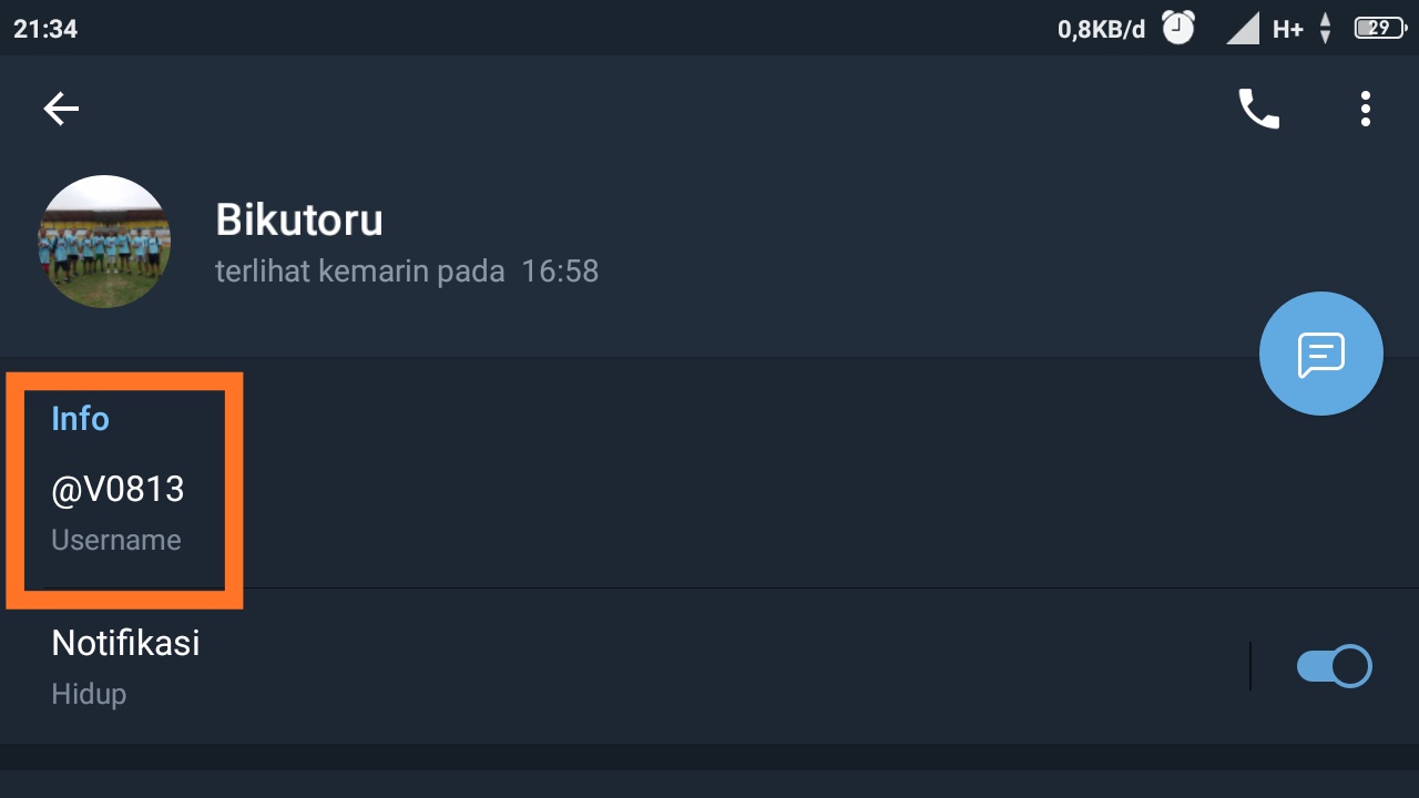 cara merubah link telegram