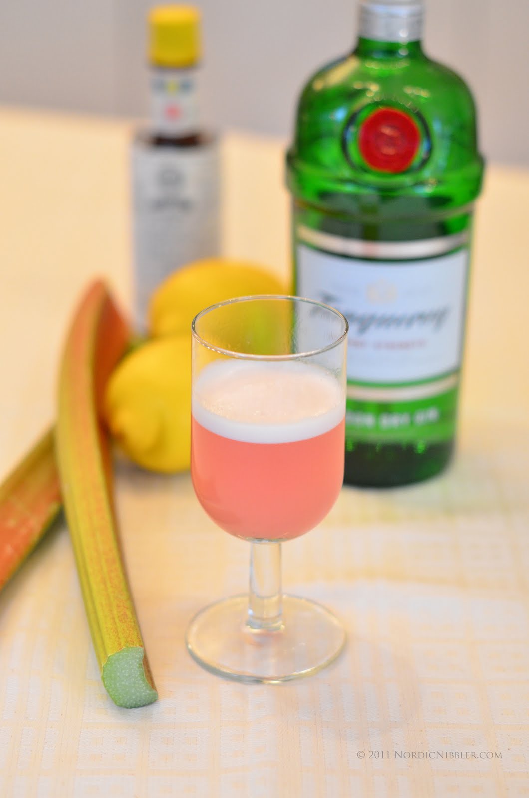Nordic Nibbler Rhubarb Cordial and a Rhubarb Gin & Tonic Recipe