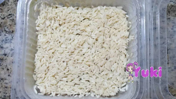 Koji feito com arroz parboilizado