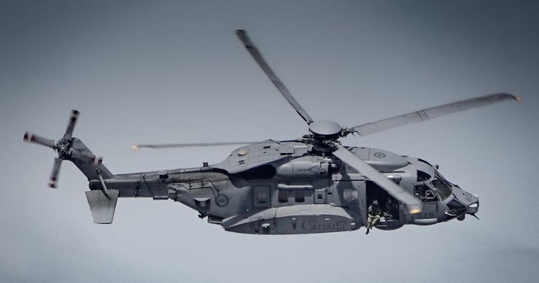 SNAFU! CH148 Cyclone Maritime helicopter during a diver training