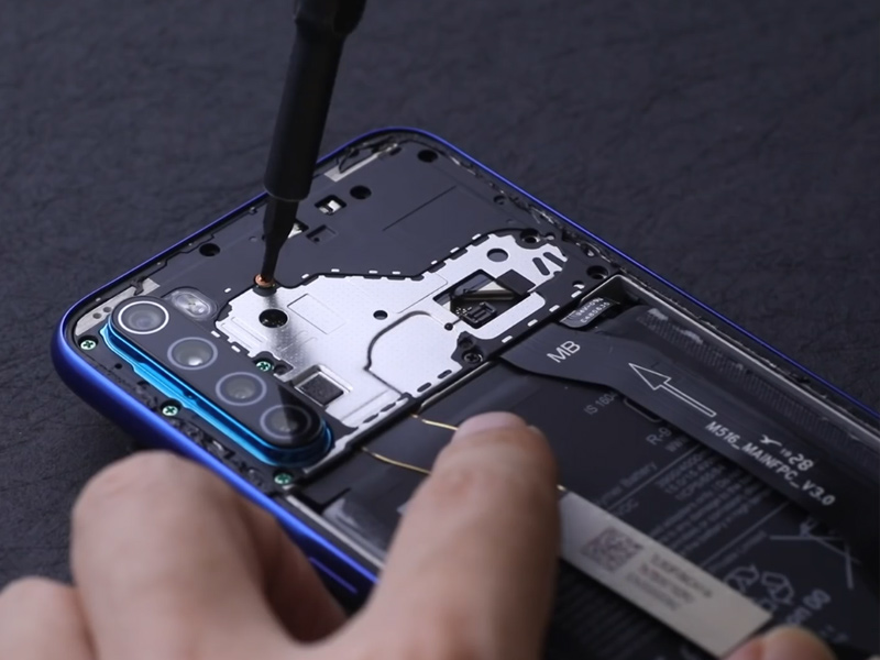 Cara Membuka Backcover, Fingerprint Sensor dan Mengganti Baterai Xiaomi