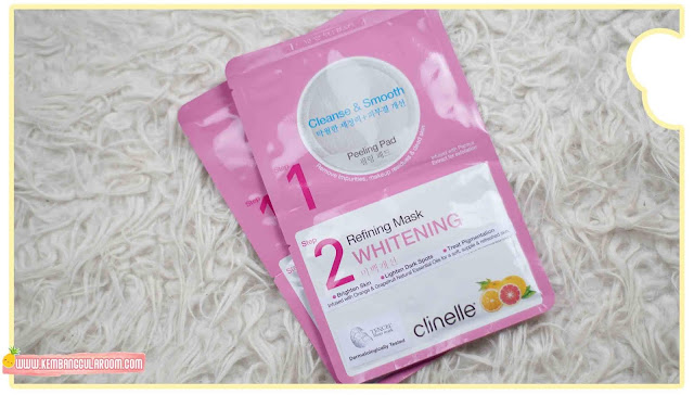 clinelle peeling pad and refining mask
