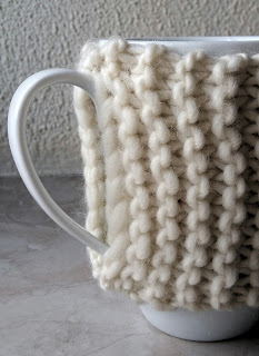 we are knitters , tricot , cache-mug , tuto