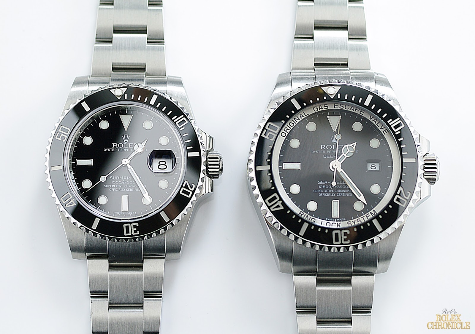 sea dweller submariner difference