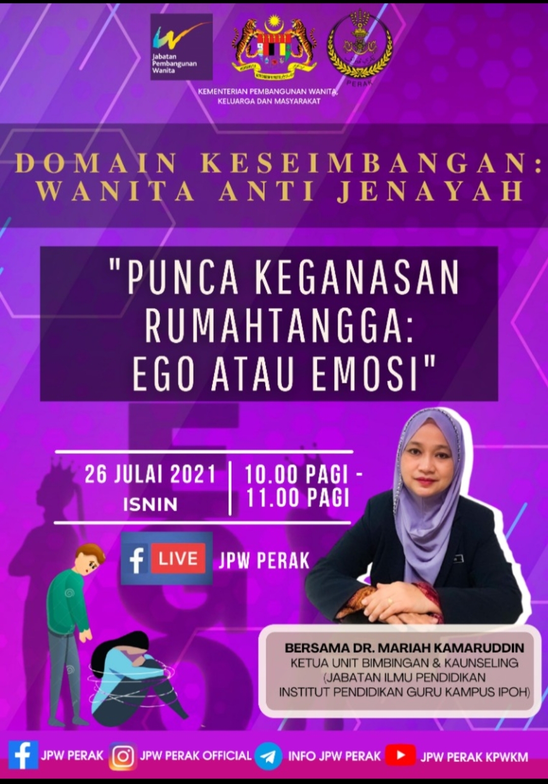 26.07.2021 Tahniah Dr Mariah Perkongsian Ilmu bersama Pejabat