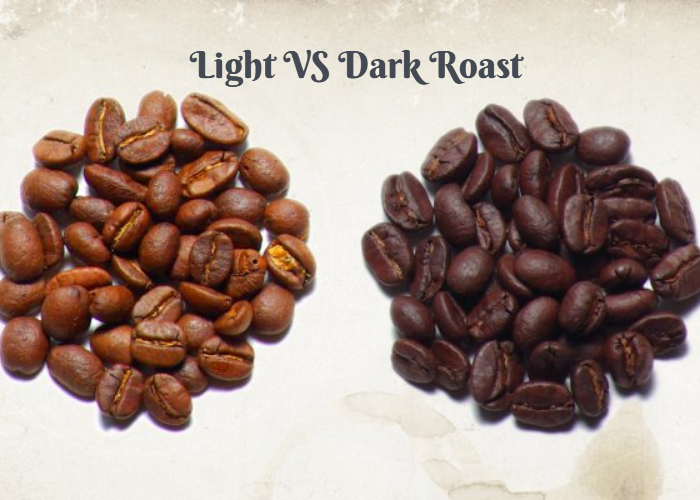 What is the difference between light and dark roast coffee