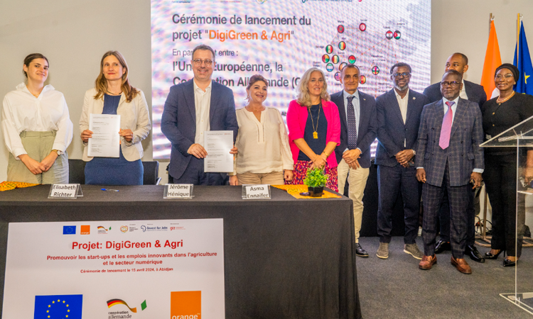 Orange, en partenariat avec l'UE et la GIZ, annonce le lancement du projet "DigiGreen & Agri" un projet visant à promouvoir l'innovation numérique pour une transition vers une économie plus durable et inclusive
