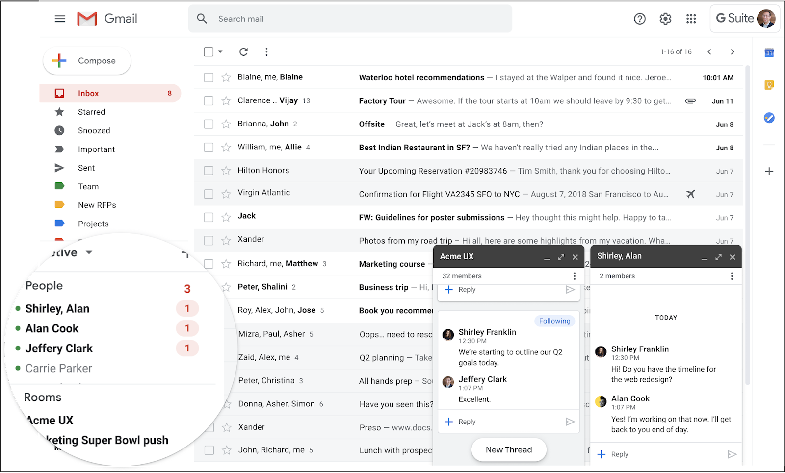 G Suite Updates Blog Migrate Your Users From Classic Hangouts To Google Chat Now Available In Gmail