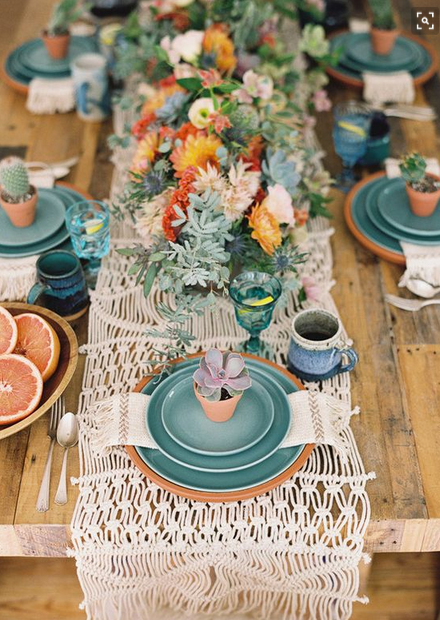 Ideas en Macramé para decorar tus fiestas