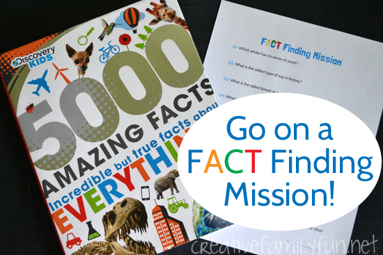 Go on a Fact Finding Mission - Creative Family Fun